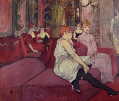 Im Salon in der Rue des Moulins, 1894 von Henri de Toulouse Lautrec